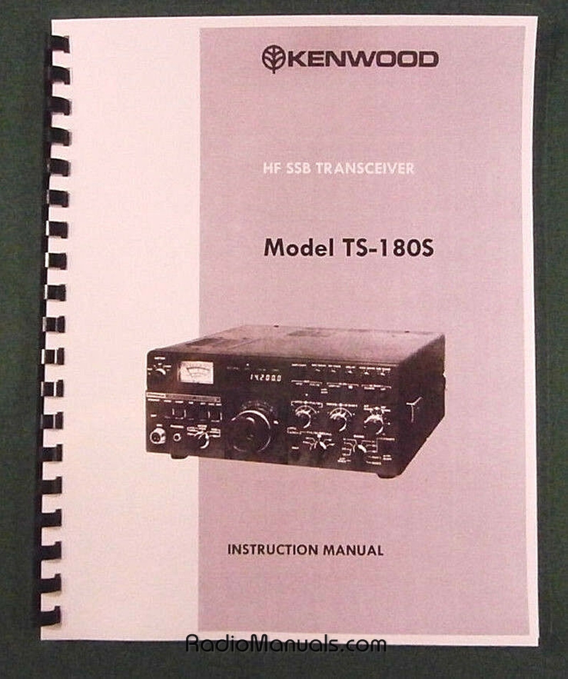 Kenwood TS-180S Instruction Manual